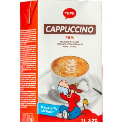Kõrgkuumutatud Cappuccino täispiim UHT 3.2%
